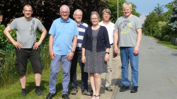 SPD-Team aus Blender mit Anke Fahrenholz (SPD-Kandidatin für SG-Bürgermeisterwahl)